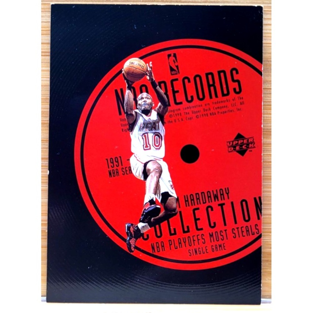 1997-98 UPPER DECK TIM HARDAWAY NBA RECORDS COLLECTION INSERT CARD RC14